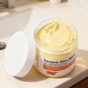 Cilt parlatıcı besleyici cilt bakımı yüz maskesi çamur maskesi derin temizlik nemlendirici C vitamini zerdeçal kil maskeleri - Product Image 2