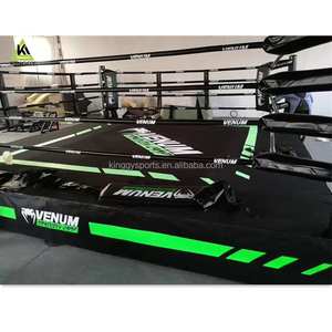 <span class=keywords><strong>Ring</strong></span> de boxe surélevé professionnel personnalisé pour <span class=keywords><strong>MMA</strong></span>, en acier structurel robuste, pour arène de combat durable - Product Image 1