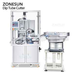 เครื่องตัดปลายท่อแบบแบนรูปตัววี ZONESUN ZS-JG25 อัตโนมัติ ขับเคลื่อนด้วยเซอร์โว สำหรับฝาปั๊มพ่นน้ำหอมพลาสติก - Product Image 6