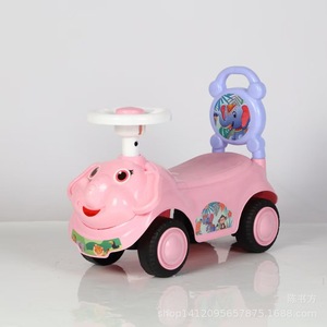 Childrens Twist Car 1-3 Years Old Four Wheeled Walker Toy Scooter With Seat Push Operated Kids Ride On Vehicle - Product Image 2