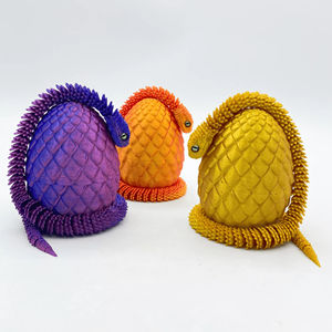 Huevo <span class=keywords><strong>de</strong></span> Víbora <span class=keywords><strong>de</strong></span> Pascua Impreso en 3D Personalizado, Juguete Decorativo Antiestrés para Niños y Niñas, Regalo Novedoso - Product Image 6