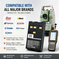 Batería de iones de litio para estación total Leica GEB Topcon BT Sokkia BDC 2000-6000mAh, receptor GPS, baterías de construcción personalizadas