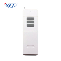 Ouvre-porte coulissant électrique étanche 433 MHz à code d'apprentissage avec télécommande RF 4 boutons portée 800 m