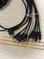 Cable Programador USB 8 en 1 para Computadora, para Kenwood, Baofeng, Motorola, Yaesus, Icom, Walkie Talkie, Radio de Auto, Software de CD