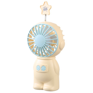 Mini ventilateur astronaute rechargeable par USB, design silencieux, style dessin animé pour étudiants, avec dessus en forme d'étoile - Product Image 5