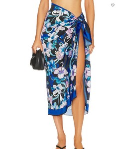 Retour de Bali Femmes imprimé fleur Sarong maillot de bain <span class=keywords><strong>plage</strong></span> couvrir jupe portefeuille <span class=keywords><strong>paréo</strong></span> - Product Image 5