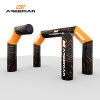 Arche gonflable personnalisée pour la course de marathon, ligne de départ et d'arrivée, ligne de but, arche gonflable pour la publicité en plein air