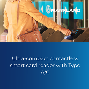 Lector de tarjetas inteligente sin contacto MCR3701, con conectores duales USB tipo A y tipo C, compatible con etiquetas NFC ISO4443 e ISO18092 - Product Image 2