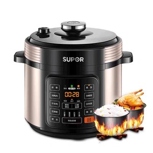 Supor Electric Pressure <b>Cooker</b> 6L Stainless Steel Inner Pot Programmable <b>Multi</b> <b>Function</b> Cooking Home Use - Product Image 1