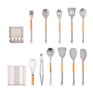 13pcs thiết lập đa chức năng nhà bếp Silicone thìa thìa Whisk Công cụ nấu ăn đồ dùng thiết lập đồ nấu nướng Bộ đồ dùng nhà - Product Image 6