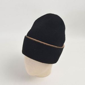 2024 New Arrival Autumn Winter Warm <b>Hat</b> Fashion Women Men Two Tone 100% Pure Wool Beanie <b>Hat</b> - Product Image 5