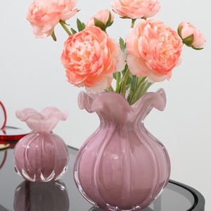 แจกันแก้วรูปทรงลูกไม้สีสันสดใสสำหรับปลูกดอกไม้แบบไฮโดรโปนิกส์บนโต๊ะ - Product Image 2