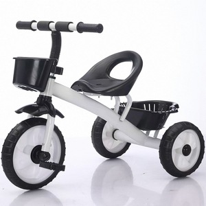 Tricycle en métal pour enfants, vélo à pédales pour tout-petits de <span class=keywords><strong>1</strong></span> à 3 ans, <span class=keywords><strong>jouet</strong></span> pour la conduite en intérieur et en extérieur - Product Image 5