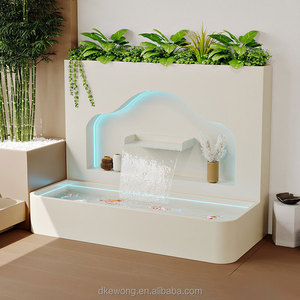 Fuente Circular Grande para Exteriores H166, Moderna, con Iluminación LED, para Hoteles, Plazas y Paisajismo - Product Image 2