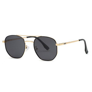SPOEN Polarized <b>Sunglasses</b> Men <b>Round</b> Metal <b>Frame</b> UV400 Outdoor Pilot Style - Product Image 5