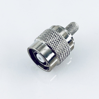 RP TNC RF Conector Coaxial Crimp Macho para RG58 RG223 LMR195 LMR200 Cable