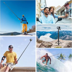 <span class=keywords><strong>Palo</strong></span> de selfie Vrig Tp-13 de 52 pulgadas compatible con <span class=keywords><strong>Insta360</strong></span> 7 One X3 X2 X, extensión de cámara deportiva de 1/4 de pulgada, monopié - Product Image 6