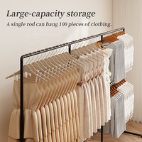 YIJIALE Porte-vêtements industriel en acier au carbone, rétractable et détachable, pour armoire, cuisine, salle de bain, salon - Gain de place, robuste