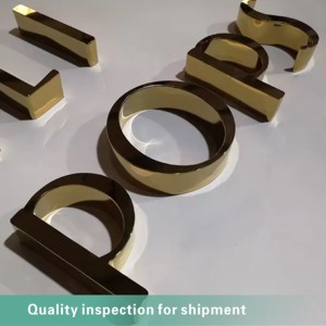 Logotipo <span class=keywords><strong>de</strong></span> Letras Brillantes <span class=keywords><strong>de</strong></span> Acero Inoxidable Personalizado, Adecuado para Números <span class=keywords><strong>de</strong></span> Puerta, Recepción <span class=keywords><strong>de</strong></span> Empresas, Oficinas y Restaurantes - Product Image 5