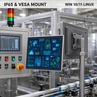 Ordinateur industriel embarqué YCT avec écran HMI et affichage de télémétrie HUD pour le contrôle à distance des équipements minières souterrains
