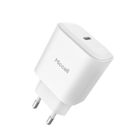 Chargeur rapide USB-C PD 25W Miccell avec protection de sécurité intelligente et large compatibilité pour les voyageurs et les employés de bureau