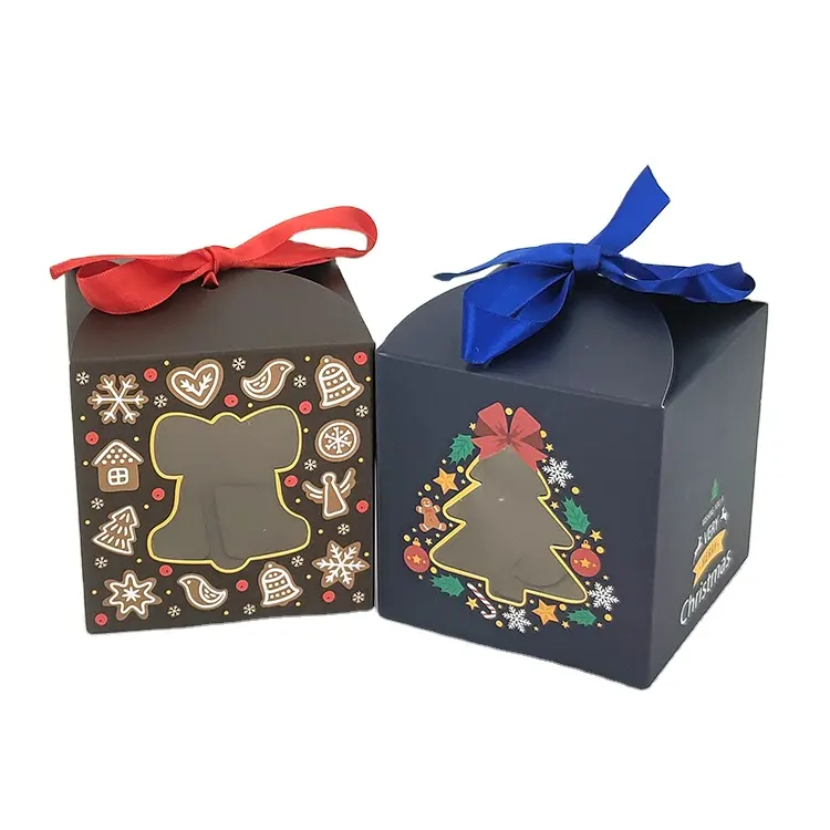 Wholesale party flower christmas baby shower wedding favor small candy gift packaging paper box for guests
