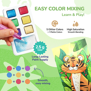 สมุดระบายสีน้ำมหัศจรรย์ จอยแคท สำหรับเด็ก อนุบาล พร้อมสีน้ำพกพา - Product Image 4