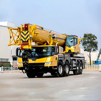 Nouvelle grue montée sur camion XCT55L de 55 tonnes, flèche télescopique en U à 5/6 sections, grue mobile hydraulique de levage, flèche principale de 44,5 m