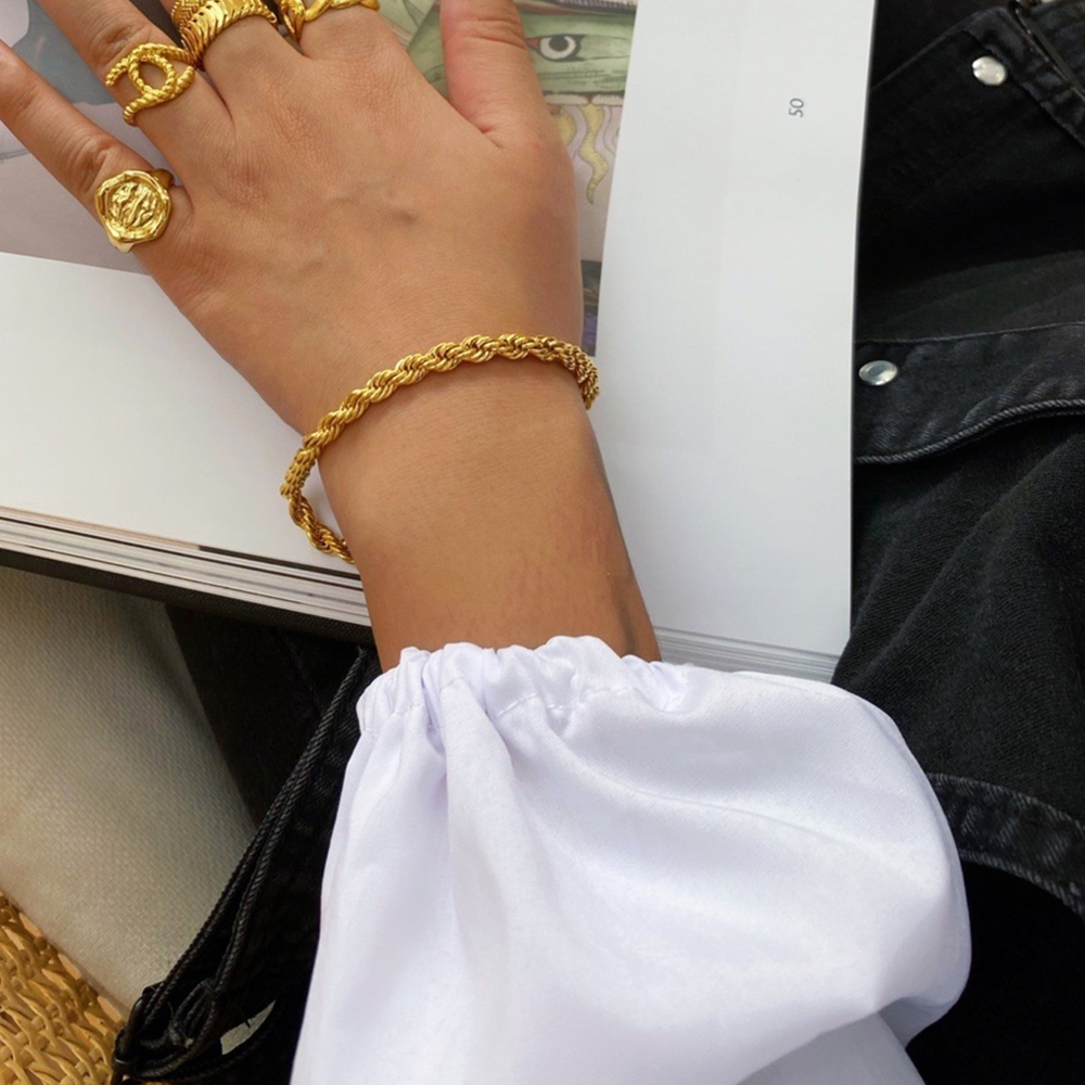 Emanco New Twist Rope Chain Bracelet 