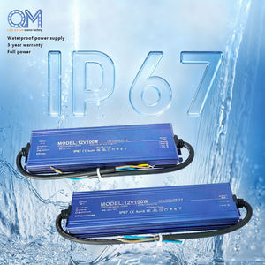 IP67หม้อแปลงแหล่งจ่ายไฟแบบสวิตซ์กลางแจ้งกันน้ำได้ AC100V-260V เป็น DC 12V 24V ไดรเวอร์ไฟ60W 200W 400W - Product Image 1