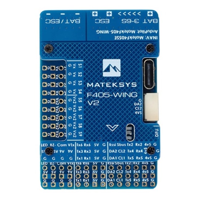 Mateksys F405-WING-V2 Flight Controller Built-in ICM42688P for RC Fixed Wing Drone Accessories Rc Toy Airplane