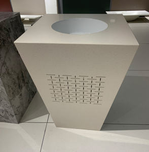 Plein Debout Double Niveau Wudu Mate Marbre Fini Pierre Frittée Main Pied Lavabo <span class=keywords><strong>pour</strong></span> Mosquées Musulmans Prière Meubles - Product Image 5