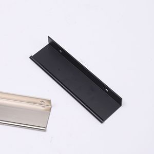 Aluminum Alloy Cabinet <b>Drawer</b> Handle Bar <b>Silver</b> Black Rose Gold Minimalist Design Easy Installation - Product Image 1