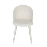 Chaise de salle à manger en tissu moderne nordique, rembourrée en plastique PP, pour la maison, le bar, les meubles de cuisine