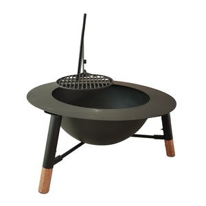 Yoho Hot Sale Round Steel Fire Pit Indoor/Outdoor <strong>Garden</strong> Patio <strong>Chimney</strong> - Product Image 6