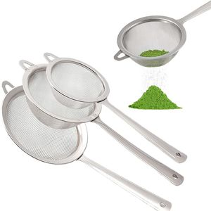 Tamis à matcha portable en acier inoxydable facile à nettoyer <span class=keywords><strong>passoire</strong></span> à mailles fines à mailles fines antirouille <span class=keywords><strong>petite</strong></span> <span class=keywords><strong>passoire</strong></span> à thé pour la cuisine - Product Image 3