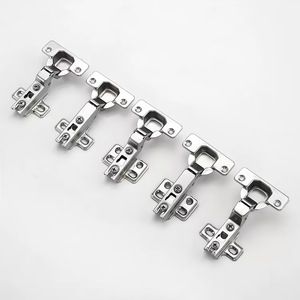 Charnières de meubles Xinjunye en acier à haute teneur en carbone de 1,5 mm, pour porte vitrée, fermeture douce, 90 à 45 degrés, charnière de porte 30 - Product Image 1