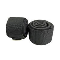 Sangles résistantes à la cheville rembourrées réglables en néoprène personnalisées avec anneaux en D pour les machines à câble et les exercices de jambe et de cuisse en salle de sport