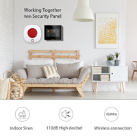 Staniot Customized Smart Indoor ABS Wireless Home Security Alarm Built-in Battery Expandable Sensors Easy Installation SOS