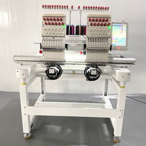 Nueva Máquina de Bordar Plana Automática Bibo de Doble Cabezal con 9/12/15 Agujas, Computadora Dahao A15, 400*450mm, para Uso Doméstico, con Rodamiento de Motor - Product Image 4