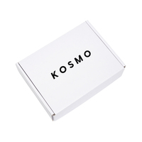 Boîtes d'expédition postales en carton ondulé recyclable, personnalisables avec logo, à faible MOQ, pour petites entreprises
