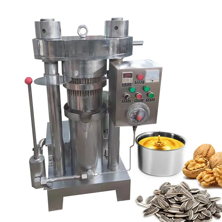 Automatic Industrial Commercial Sesame Oil Press Machine And Cold Press Cocoa Butter Hydraulic Oil Press