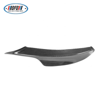 Véritable carbone sec haut ajustement sans écart pare-chocs avant séparateur lèvre avant volets pour BMW E90 335i LCI M Tech 09-12
