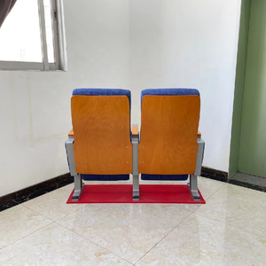 Sillas de teatro plegables de estilo moderno para auditorio, iglesia, cine y Hospital, muebles de cine - Product Image 6