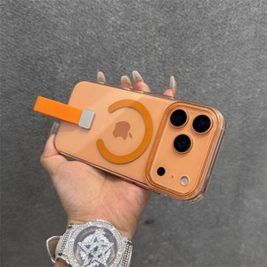 Funda Magnética Transparente de TPU y Silicona con Anillo para iPhone 17 16 15 14 13 Pro Max 17Pro, Carga Inalámbrica, Carcasa Rígida Delgada - Product Image 4