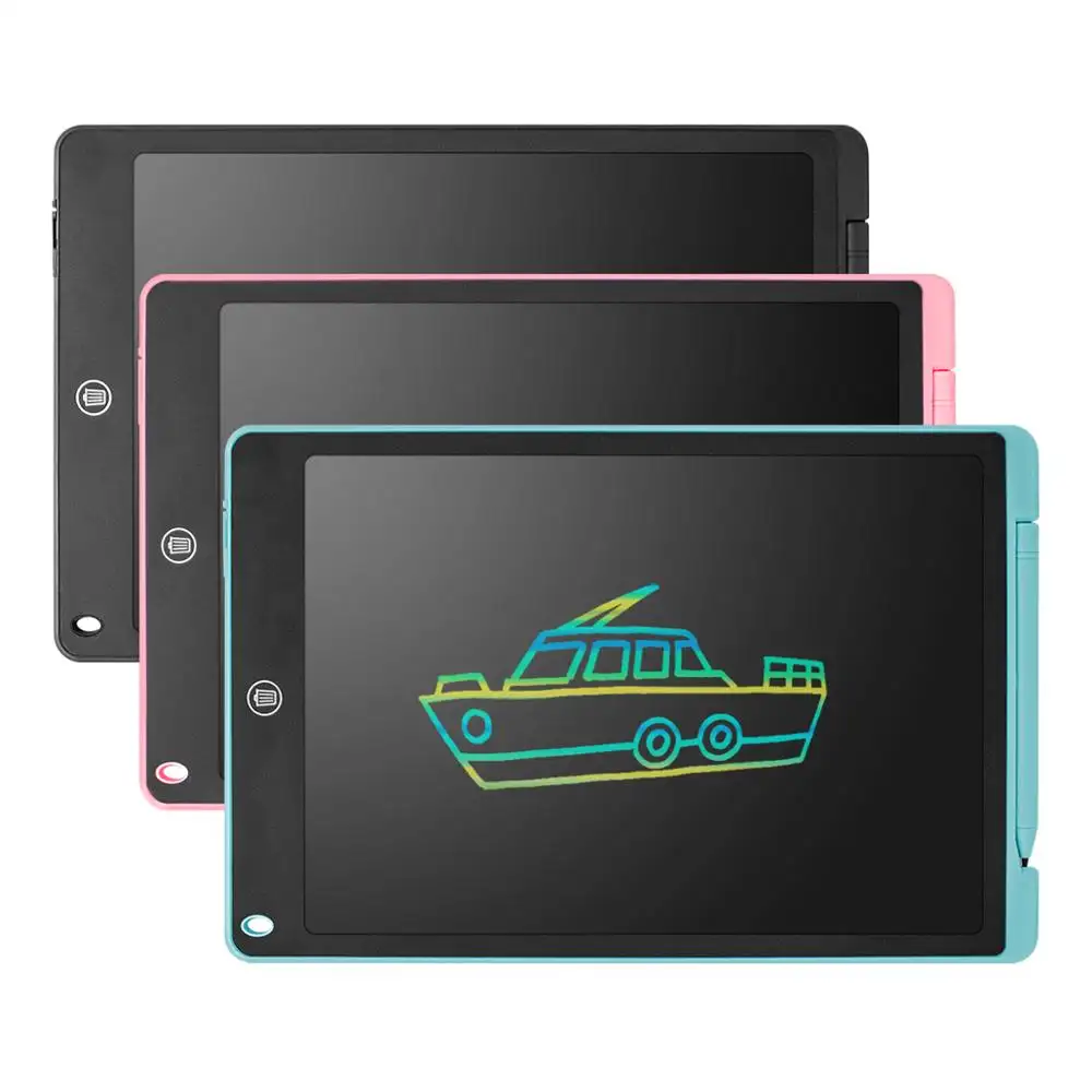 Hot 8.5 10 12 Inch Colorful Lcd Papan Tulis Digital Drawing Tablet Note Pad Anak-anak
