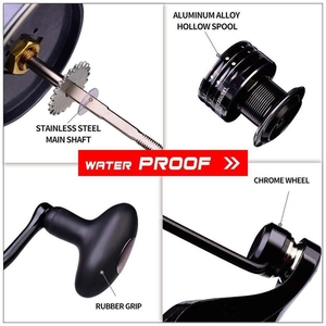 Accessoires de pêche en haute mer Combo pour bar brochet glace carpe électrique eau salée jigging canne à pêche et moulinet ensemble Combo Kit complet - Product Image 3