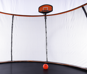 Trampolín Clásico Zoshine de 10 pies, 12 pies y 14 pies, Diseño de Calabaza Grande, Marco de Acero, Material de Nailon Resistente para Niños, Uso en Exteriores - Product Image 3