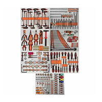 Jeu de clés à cliquet EVA de haute qualité gamme complète Kit d'outils électriques durables douilles réparation tournevis pince OEM personnalisable