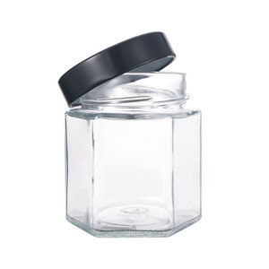 In vendita barattolo di <span class=keywords><strong>vetro</strong></span> miele ermetico esagonale vuoto da 211 <span class=keywords><strong>ml</strong></span> <span class=keywords><strong>250</strong></span> <span class=keywords><strong>ml</strong></span> 495 <span class=keywords><strong>ml</strong></span> con coperchio a vite in metallo - Product Image 4